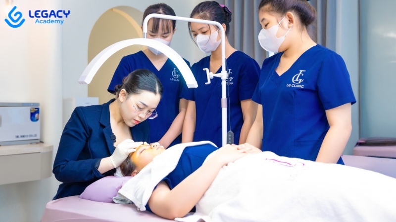 học nghề spa ở đâu tốt nhất tphcm tại lg spa