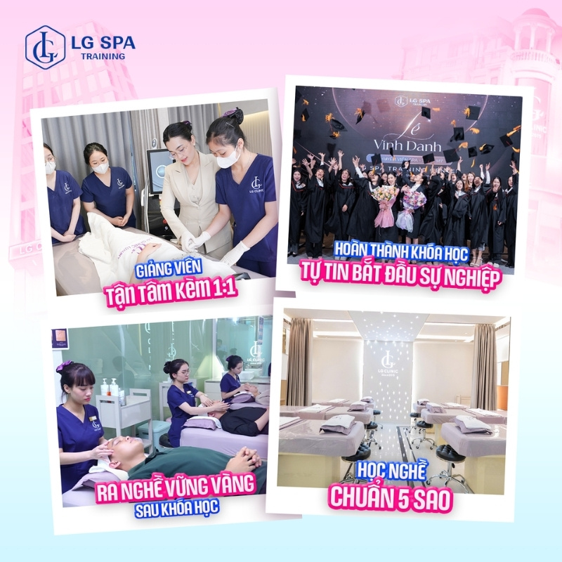học ngành spa uy tín chất lượng tại lg spa training center
