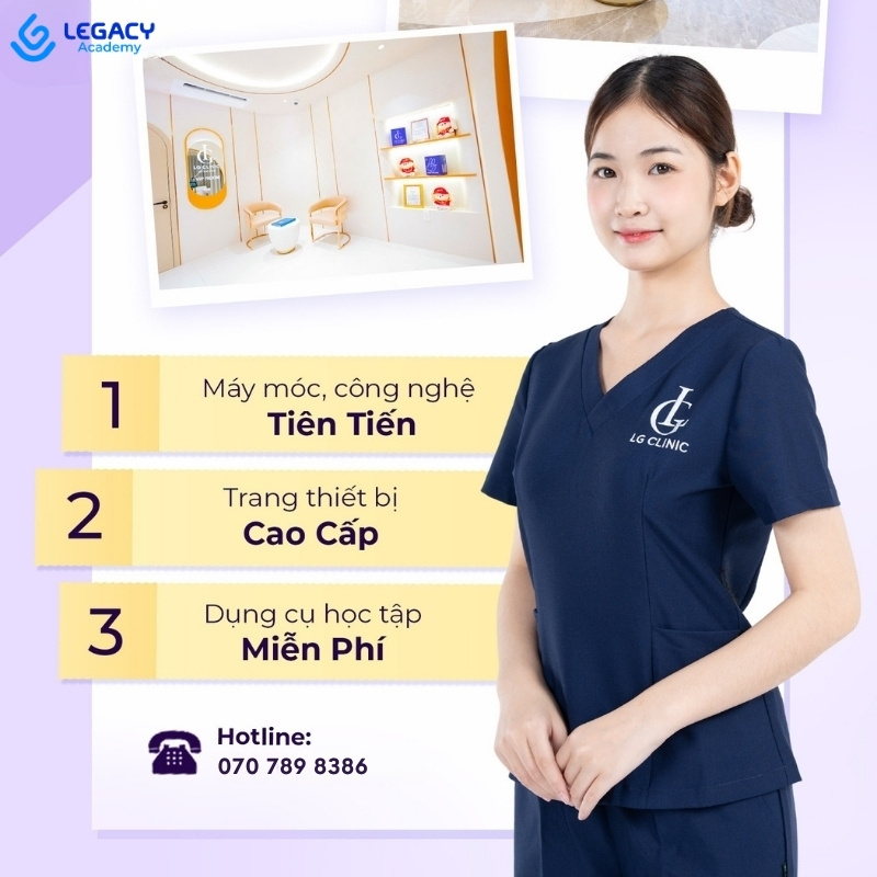 học nghề spa tại Legacy Academy 