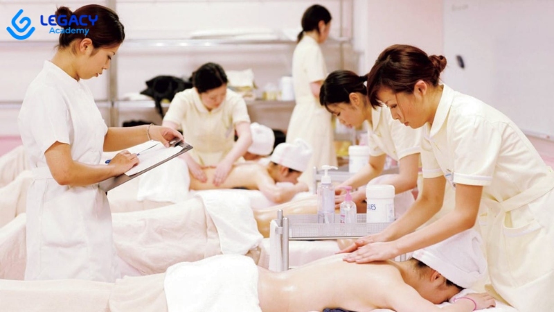 học spa không cần bằng cấp tại tại các cơ sở vừa học vừa làm