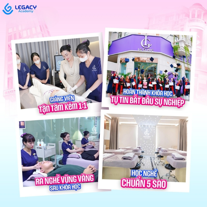 học ngành spa uy tín chất lượng tại legacy academy