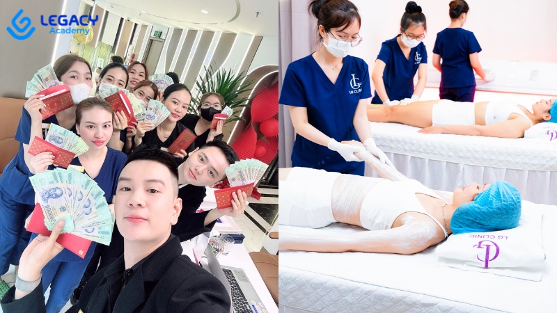 mức lương hấp dẫn của nghề spa