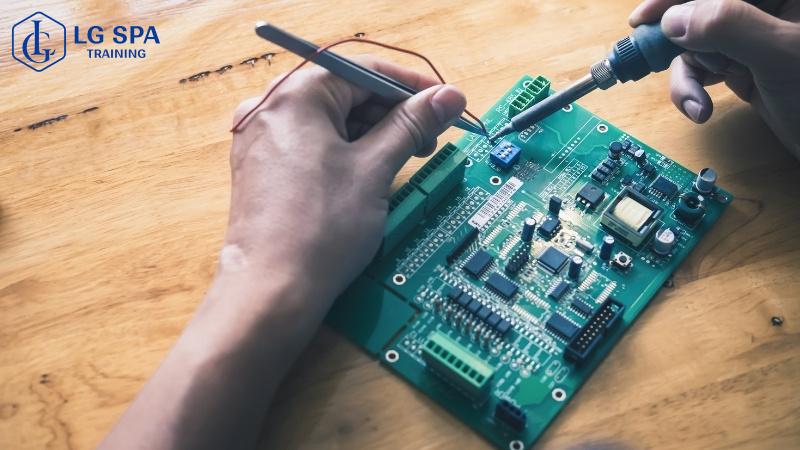 nghỉ học sớm học nghề điện điện tử