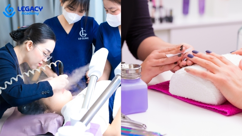 thách thức của nghề nail và spa
