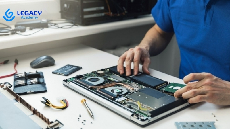 học nghề sửa chữa máy tính ở tuổi 19