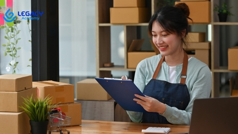 bỏ học cấp 2 học nghề bán hàng & kinh doanh online