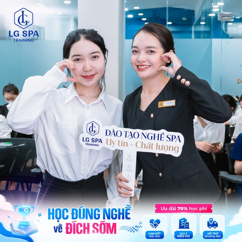 học nghề spa lương cao tại lg spa training center