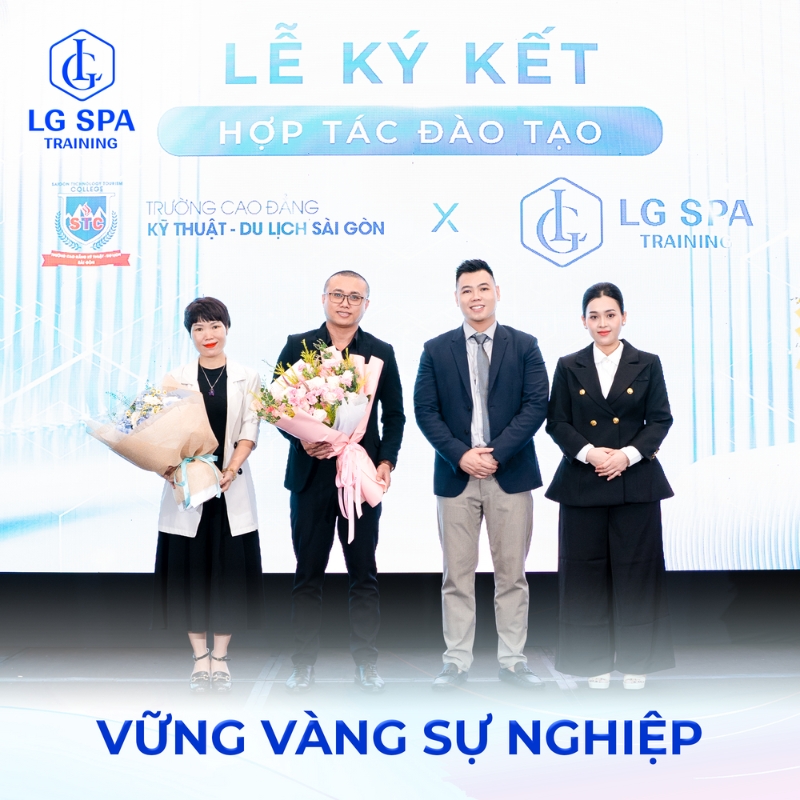 Ký kết hợp tác đào tạo lg spa training center với Trường Cao đẳng Kỹ thuật - Du lịch Sài Gòn