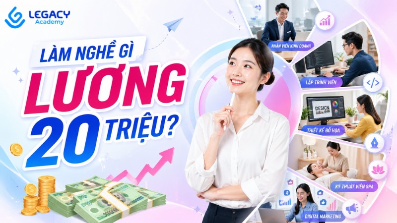 làm nghề gì lương 20 triệu