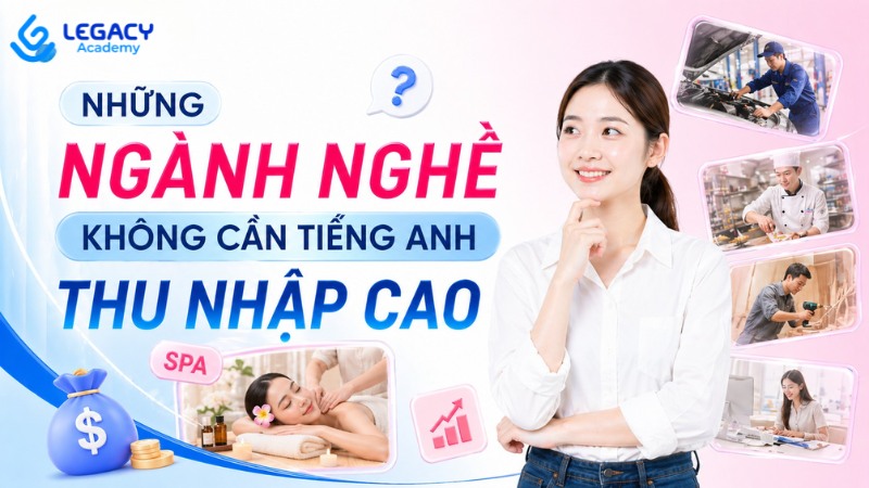 các ngành nghề không cần tiếng anh