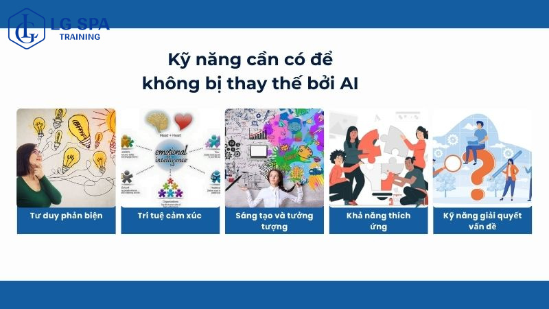 kỹ năng cần để không bị thay bởi AI