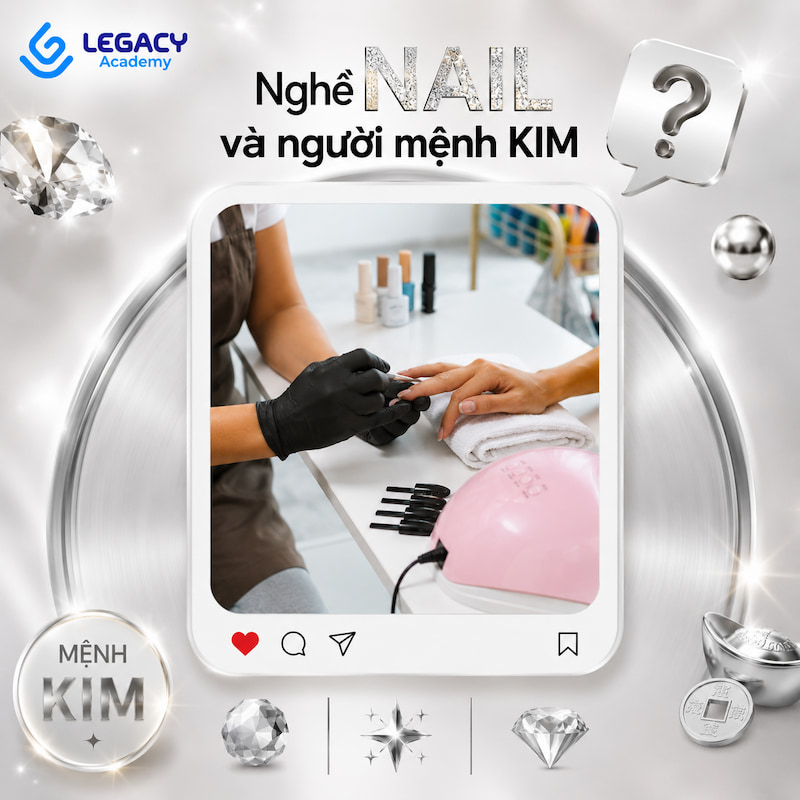 Nghề nail thuộc mệnh gì - mệnh kim