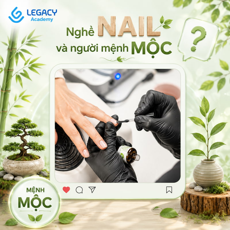 Nghề nail thuộc mệnh gì - mệnh mộc